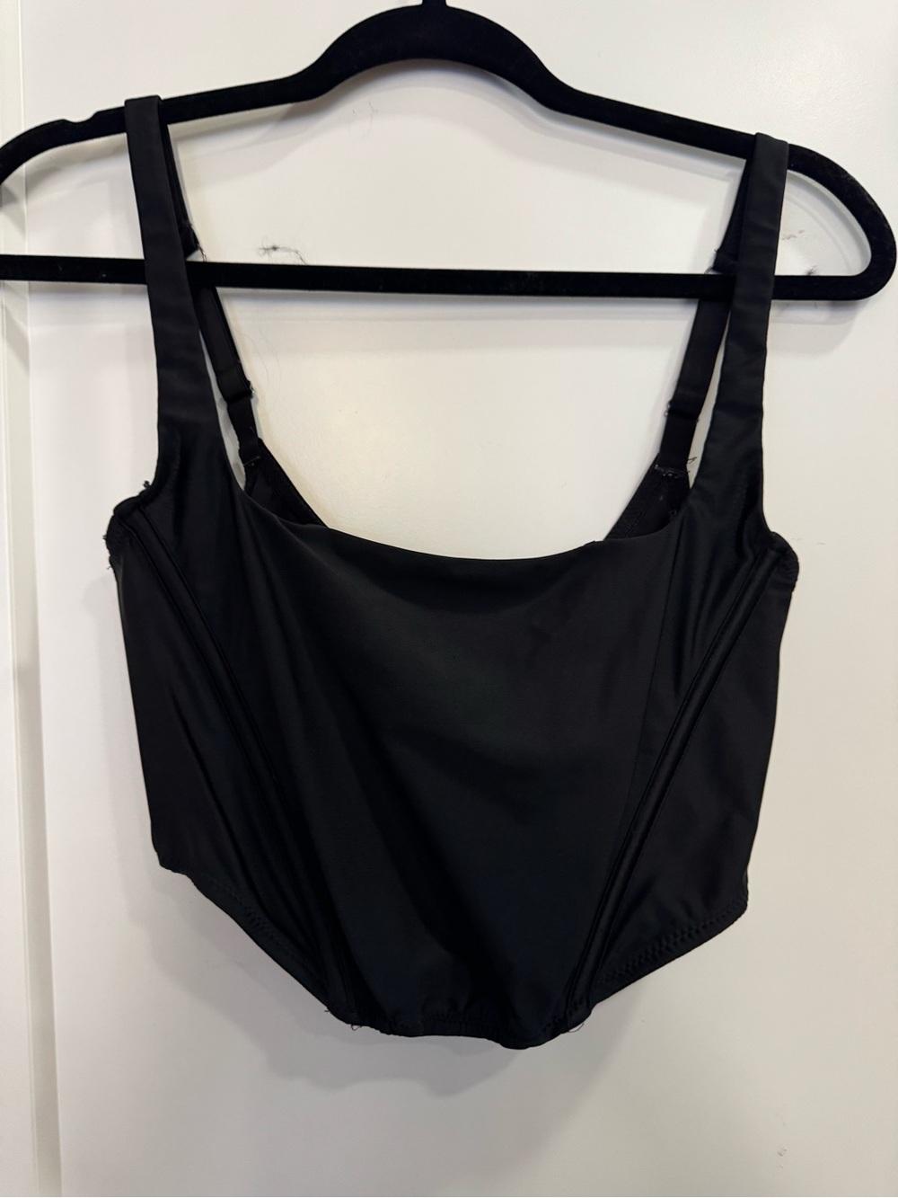 Urban Outfitters Black Supportive Crop Tank